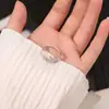 Anillo Abierto Forma de Serpiente Microincrustado Nuevo Estilo Europeo y Americano 2026, Estilo Minimalista Ins de Nicho, Anillo de Serpiente de Moda