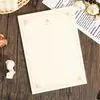 Papel de Carta Rosa Dorado Confesión Romántica Estilo Retro Carta de Amor Escrita a Mano b5 Simple a5 Gama Alta a4 Papelería Europea