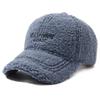 Novo chapéu feminino inverno coreano carta de moda bordada curva canto beisebol boné casal ao ar livre casual all-match cap