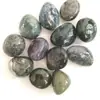 Fábrica em estoque pedra rolante de cristal partícula grande polimento expansão aromaterapia pedra decoração aquário peixe Buda atacado