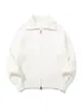 Ropa Vintage Yidao Otoño 2026 Nuevo Retro Japonés Color Sólido Canalé Vertical Holgado Cuello Grande Mangas Raglán Sudadera Abrigo