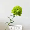 Flores Artificiales, Claveles Verdes, Flores Falsas de Plástico, Bolas de Cebolla, Decoración de Guía de Camino para Bodas en Casa, Arreglos Florales, Materiales Florales