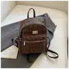 Mochila Casual de Moda para Mujer 2025 Verano Nuevo Diseño Personalizado Mochila Pequeña de Cuadros Mochila Pequeña Casual Estilo Occidental