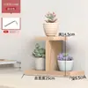 Alféizar de Madera Maciza para Ventana Saliente Soporte para Plantas Suculentas, Estante Pequeño de Flores de Múltiples Niveles para Escritorio de Sala de Estar Interior, Estante para Macetas de Balcón, Estante de Almacenamiento Chunjiang