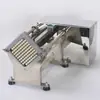Cortador Elétrico de Batata Frita em Aço Inoxidável, Fatiador de Batata Doméstico para Cozinha, Máquina Multifuncional Comercial para Cortar Frutas e Vegetais