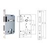 Huayili 5845, cerradura de puerta de madera magnética silenciosa simple para interiores, accesorios de fábrica, producción profesional en stock, venta al por mayor