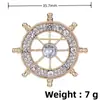 Broches y Accesorios Gymnisky Broche Vintage de Pedrería Europeo y Americano Broche Estrella Bamang para Traje Suéter Bufanda Decoración
