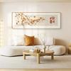 Pintura Decorativa para Sala de Estar de Caqui Auspicioso, Pintura Colgante para Pared de Fondo de Sofá de Paz y Alegría, Modelo Nuevo 2023, Arte de Pared de Nuevo Estilo Chino