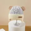Gorro de Punto de Lana para Niños Niña Niño Bufanda para el Cuello Otoño e Invierno Gorro con Capucha de una Pieza Cortavientos Protección para los Oídos Suéter Cálido
