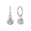 Brinco de Bolha em Aço Inoxidável 304 Galvanizado a Vácuo Ouro 14K Brincos Stud com Zircônia Redonda para Mulheres Brinco Transfronteiriço AliExpress Mulheres