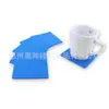 Venta Caliente Transfronteriza 10cm Posavasos de Silicona Redondo Engrosado Antideslizante Drenaje Aislamiento Térmico Esterilla Imprimible LOGOTIPO Patrón Posavasos de Té Esterilla