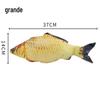 Brinquedo de Mastigar Peixe de Pelúcia com Erva-do-Gato Boneco Gato Almofada Varinha para Provocar Gato Animal de Estimação Gato Brinquedo de Peixe Realista