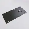 Placa de Cubierta para Clip de Puerta de Vidrio de Acero Inoxidable Panel de Clip Curvo para Puerta sin Marco Clip Recto Hebilla de Clip de Siete Caracteres Placa
