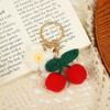 Llavero de Hilo de Algodón Tejido con Temática de Frutas Accesorios Accesorios Llavero Creativo para Coche y Bolsa Colgante para Pareja Linda