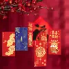 2024 Año del Dragón sobre rojo impresión logo cien yuan creativo Año Nuevo Festival de Primavera negocio dorado sobre regalo sobre rojo