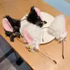 Faixa de Cabelo com Orelhas de Gato, Coleira com Sino, Ferramentas de Sedução, Acessórios Íntimos Provocantes, Acessórios de Cabeça Uniforme, Acessórios Sexy para Mulheres Qqny