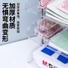 Prateleira de armazenamento de mesa, caixa de armazenamento em camadas para arquivos e livros de escritório, prateleira de armazenamento com classificação por matéria para estudantes