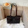 Bolso de Axila Fresco Dulce Lindo de Lunares para Mujer 2026 Nuevo de Mano Texturizado Casual Gran Capacidad de Hombro Único Bolso para Mujer