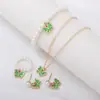 Conjunto de Colares Combinado, Recomendação Atmosférica para Mulheres no Verão, Não Desbota, Acessórios de Joias Cruzadas Europeias e Americanas para Foto de Aniversário de Princesa