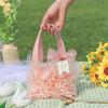 Bolsa Tote Grande Souvenir Bolsa de Regalo Transparente Gama Alta Femenina Dama de Honor Exquisita Bolsa Pequeña de Regalo Caja de Empaque Vacía