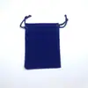 .Bolsa de Terciopelo Negra Multitamaño, Bolsa Pequeña de Tela Bolsa de Empaque, Bolsa con Cordón para Joyería Bolsa de Almacenamiento