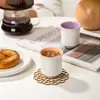 Taza de Degustación de Café Preparado a Mano, Taza de Campana Estilo Italiano, Taza de Degustación de Aroma, Taza de Té Cerámica Pequeña de Mano