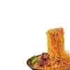 Macarrão Instantâneo de Inhame com Vara de Ferro, Macarrão Instantâneo Não Frito, Embalado Individualmente, Baixo Teor de Gordura, Sopa de Macarrão Substituta para Refeição Noturna, Alimento Nutritivo de Macarrão