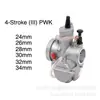Carburador Modificado para Motocicleta Todoterreno ATV Pwk24 28 30 32 34mm Carburador de Hoja de Cuchillo 2T4T