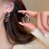 Pendientes de plata para mujer, estilo coreano, con explosiones en vivo, de alta gama y de lujo.