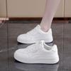 Zapatos Blancos de Plataforma Gruesa Estilo Coreano Personalizados para Mujer Primavera y Otoño 2026 Nuevos Zapatos Deportivos Casuales de Moda Versátiles X201
