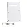Cubierta trasera de guitarra eléctrica st meifen mo fen placa protectora placa trasera placa tapa de cámara de muelles tira de placa accesorio de cubierta trasera de guitarra eléctrica