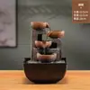 Novo Ornamento de Água Corrente Automático Ciclo de Água Estilo Chinês Mesa de Centro Escrivaninha Pequena Sala de Estar Fonte Doméstica Ornamento