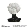 Ornamento Decorativo Facial Humano em Forma de Nuvem Criativa para Sala de Estar de Casa, Arte de Parede, Decoração de Mesa Minimalista Moderna