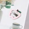 Exquisito Nuevo Pasador para el Cabello con Forma de Fruta Que No Daña el Cabello, Lindo Pasador Metálico de Presión Hueco para Flequillo, Accesorio para el Cabello BB Clip