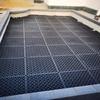 Tablero de drenaje para techos verdes, tablero de drenaje de plástico convexo-cóncavo de HDPE negro, tablero de filtro de agua para jardín de techo, tablero de drenaje