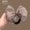 Elástico de Cabelo de Renda Elegante e Gracioso com Laço Alta Elasticidade 2026 Novo Estilo Exquisito para Rabos de Cavalo Altos e Penteados de Coque