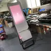 Máquina publicitaria de pantalla de espejo inteligente de 32 pulgadas consola de juegos interactiva por sensor corporal espejo mágico para vestirse VR vestirse fitness