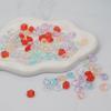 Hielo Picado de Colores Resina Hecho a Mano Accesorios DIY Adornos de Micro Paisaje Botella de Arena Movediza Soporte de Exhibición Accesorios Fotográficos en Forma de Diamante Mesa de Arena