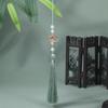 Colgante de Abanico Dorado con Borla de Pedrería Colorida Adorno Pequeño Nuevo Estilo Chino Estilo Antiguo Hanfu Cheongsam Decoración de Coche Accesorios para Ropa Bolsos