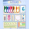 Set de Herramientas para Paper Quilling Paquete de Materiales Hechos a Mano DIY para Niños Herramienta para Dibujo en Línea con Tiras de Papel para Quilling Paquete al por Mayor