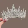 Diadema Super Hada Hoja Gota de Agua Diamante Brillante Exquisita Luz de Hada Lujo de Alta Gama Tiara de Princesa Resistente Nueva Diadema