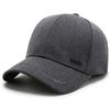 Sombrero Coreano de Otoño e Invierno para Hombre con Visera para el Sol, para Mediana Edad y Adultos Mayores, Casual para Exterior, Moda Madura, Gorra de Béisbol Cálida