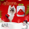 Roupas para Animais de Estimação Natal Inverno Clássico Roupas para Cães Vestido de Natal Roupa de Ano Novo Feriado Item Popular Transfronteiriço