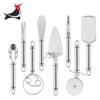 Utensílios de Cozinha de Aço Inoxidável Peças Diversas conjunto Espátula Pá de Pizza Ralador de Legumes Batedor de Ovos Ralador de Gengibre Mong Gadget Multiuso