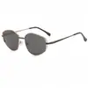 Novos Óculos de Sol de Metal com Proteção Solar Moda Cruzada Europeia e Americana Personalidade Masculina e Feminina Óculos de Sol de Alta Qualidade Óculos de Sol Tendência
