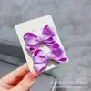Tocado infantil para niña de Corea del Sur, pinza para el pelo, cinta de poliéster y algodón de alta calidad importada, pinza de lazo de sauce hecha a mano, pinza lateral para niña pequeña