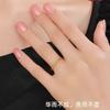 Anillo Patrón de Hierba Flor de Bauhinia Shajin Color Dorado Herencia del Método Antiguo Seiko Anillo Sólido Prime Anillo Mismo de la Familia Zhou