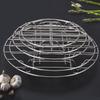Steamer Low-foot Steaming Rack Household Kitchen Quatro cantos impermeável Panela de arroz Rack de vapor Rack de vapor Rack de vapor de aço inoxidável Steaming Rack