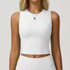 Chaleco deportivo de fitness con copa fija, sujetador ajustado con almohadillas, ropa de yoga, top de fitness sin mangas a prueba de impacto con espalda bonita