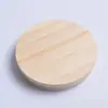 Taza de Vela de Aromaterapia con Tapa de Bambú, Taza Portavelas para Hogar Dormitorio, Taza de Vidrio Grueso Transparente de 210 ml para Velas de Aromaterapia